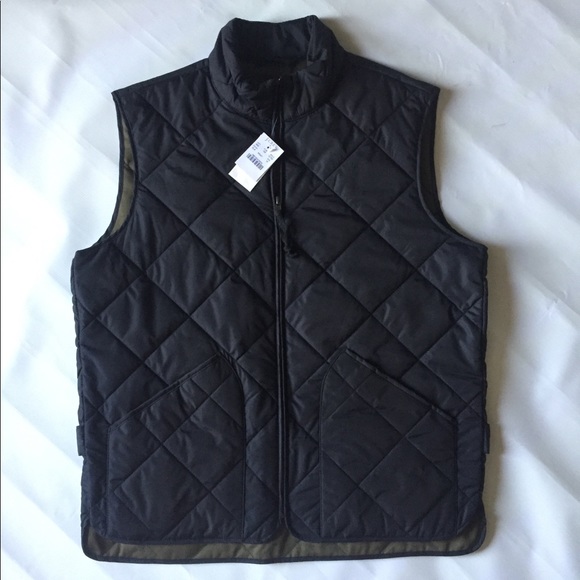 J. Crew Other - J. Crew Black Quilted Vest